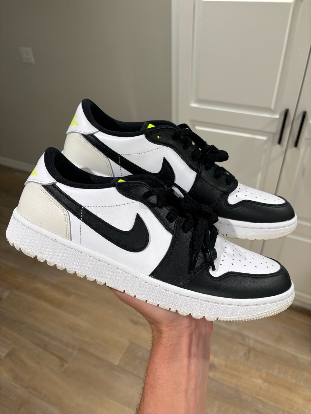 Nike Air Jordan 1 Low Golf ‘Phantom Volt’ Men’s Size 11 Cleats NEW! | DD9315-108